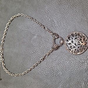 Vintage Sterling Silver Pendant Necklace ❤️